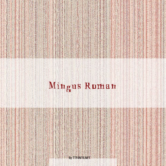Mingus Roman example